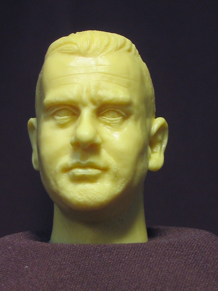 CUSTOM TOM SIZEMORE RESIN UNPAINTED HEAD SCULPT. Action figures, 1/6 A-8