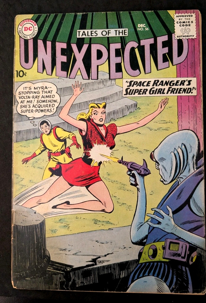 Tales of the Unexpected #56 (1960) DC Comics - Space Ranger / Bob Brown Art - GD