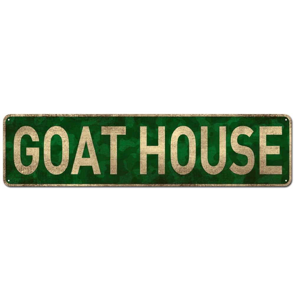 Goat House Sign, Goat Decor Goat Sign Goat Lover Gift, Funny Wall Decor for Home