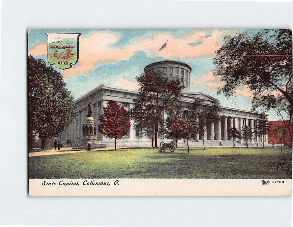 Postcard State Capitol Columbus Ohio USA