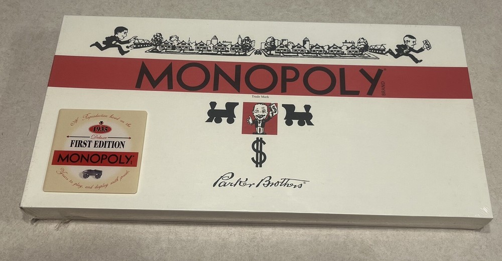 Monopoly Game Reproduction Based On 1935 Deluxe First Edition-NEW-Factory Sealed