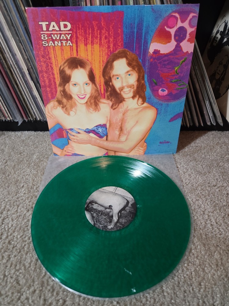 Tad 8-Way Santa Lp Green Vinyl OG 1991 1st 'BANNED' Press EX/NM Wax