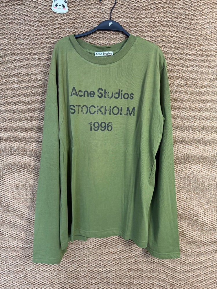 Acnes Studio Stockholm 1996 Top in Green Size Medium