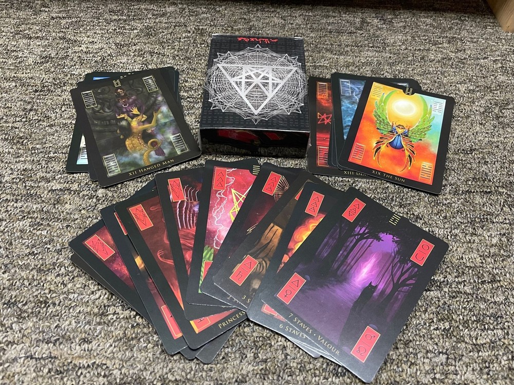 Rare Mutational Alchemy Tarot Deck by Abrahadabra Institute Crowley Occult-image