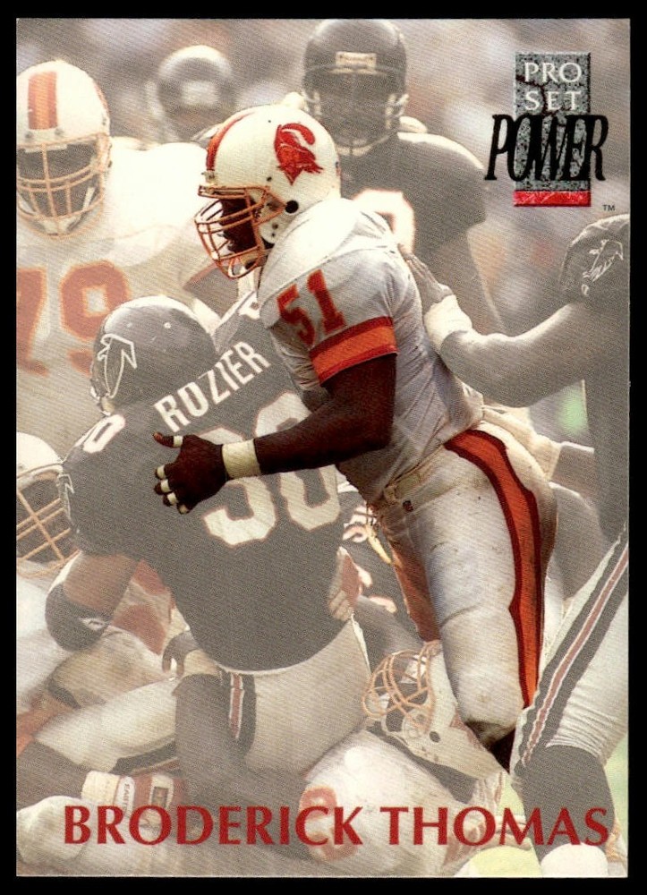 1992 Pro Set Power #249 Broderick Thomas