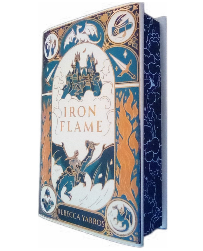 Iron Flame Rare Special Edition Sprayed Edges UK Rebecca Yarros (Fourth Wing)