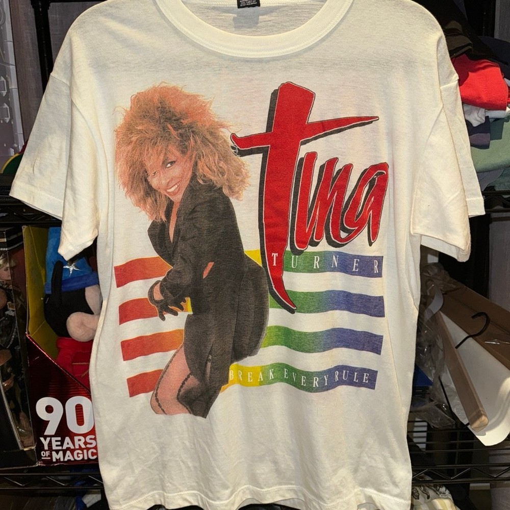 1987 Tina Turner “break Every Rule” Tour classic T shirt vtg NH16720