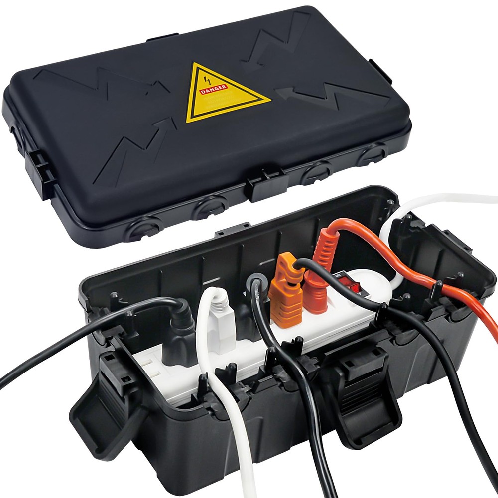 Medium Outdoor Electrical Box(10.6x5.5x4.5inch),Weatherproof Connection Box w...