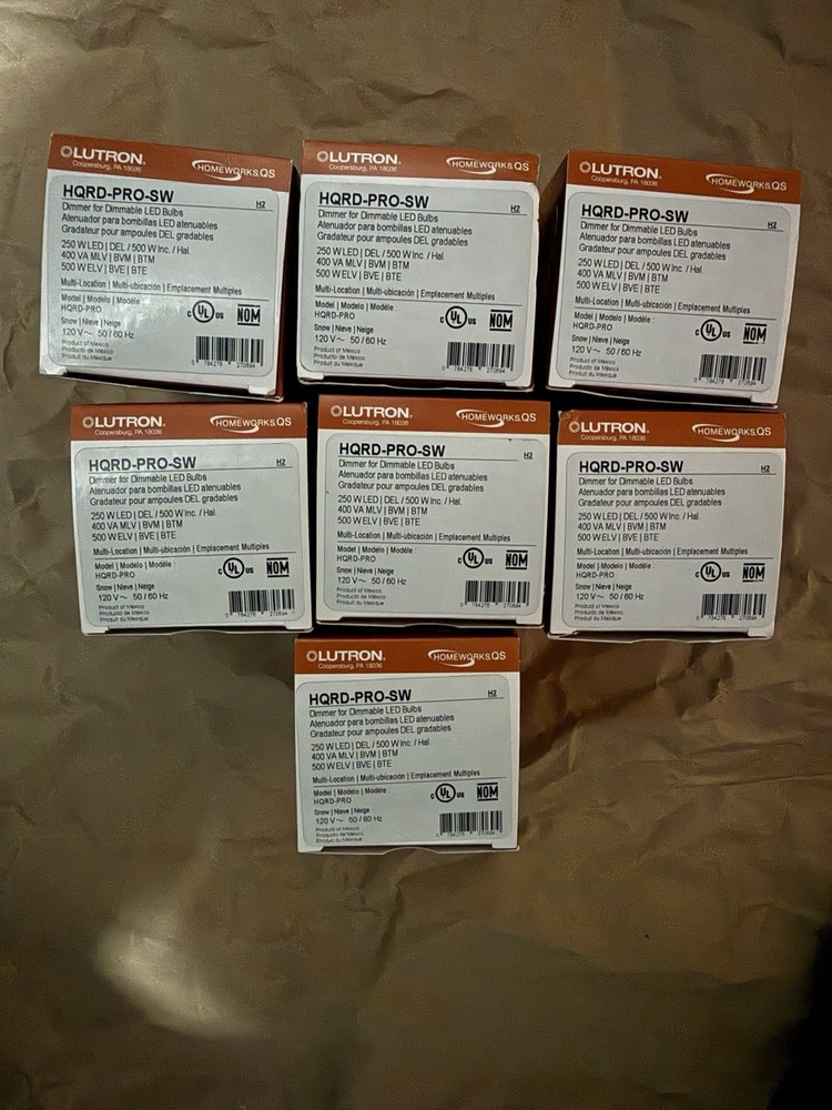 Lutron HQRD-PRO-SW ( Price Is For One )