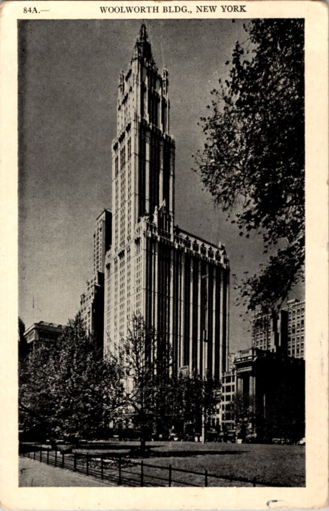 Pre-1980 WOOLWORTH BUILDING New York City NY m/14 BK0071