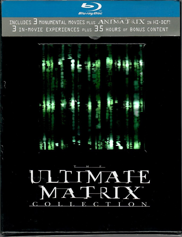 The Ultimate Matrix Collection (Blu-ray / DVD 6-Disc Box Set, 2008) LIKE NEW!