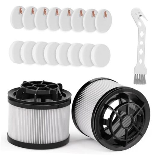18-Piece LVAC-200 Vacuum Filter Replacement Compatible with Levoit LVAC-200 Cleaner