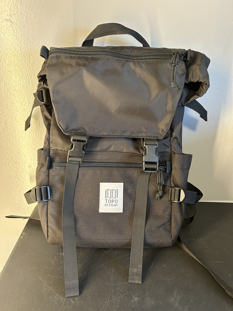 Topo Designs Rover Pack 20L Travel Daypack Hiking Outdoor Laptop Compartment Bag