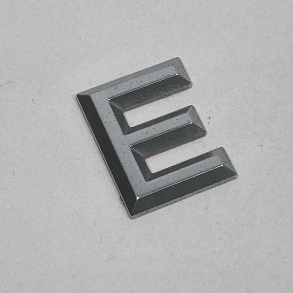 2005-2007 Mercury Montego Emblem Badge Logo Letter 'E' Rear Tailgate Chrome