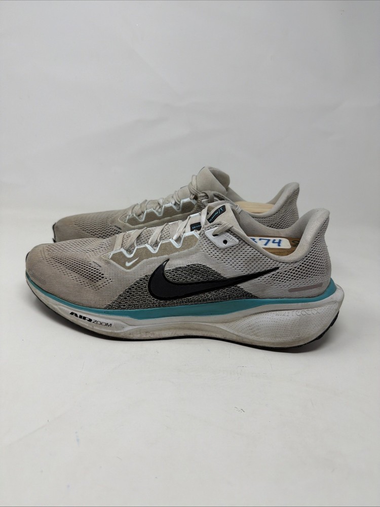 Nike Air Zoom Pegasus 41 Shoes Mens 11 White Dusty Cactus Running Gym Sneakers
