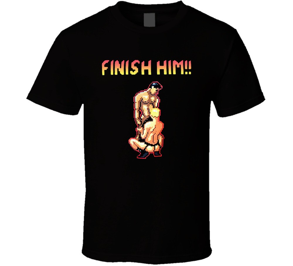 Finish Him Gaymer Lgbtq Gay Pride Game T Shirt