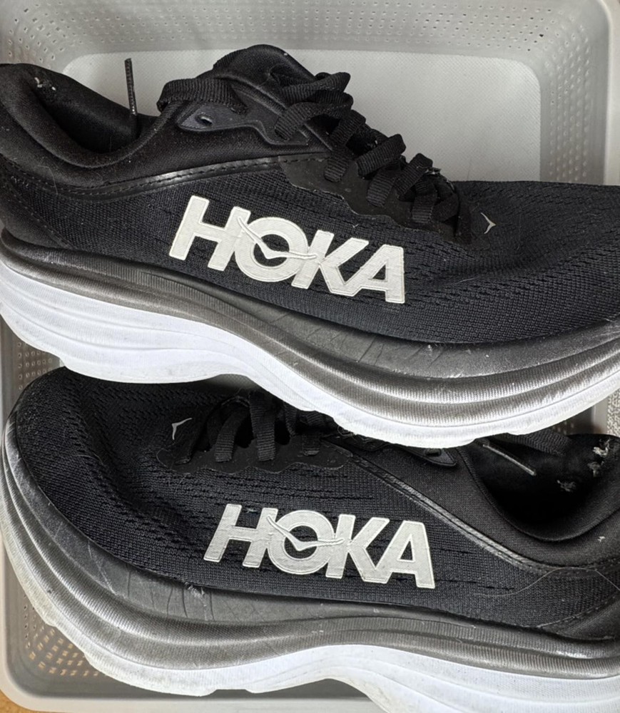 Men's Hoka Bondi 8 Running Shoes Size 8 - Lightweight Cushioned Support