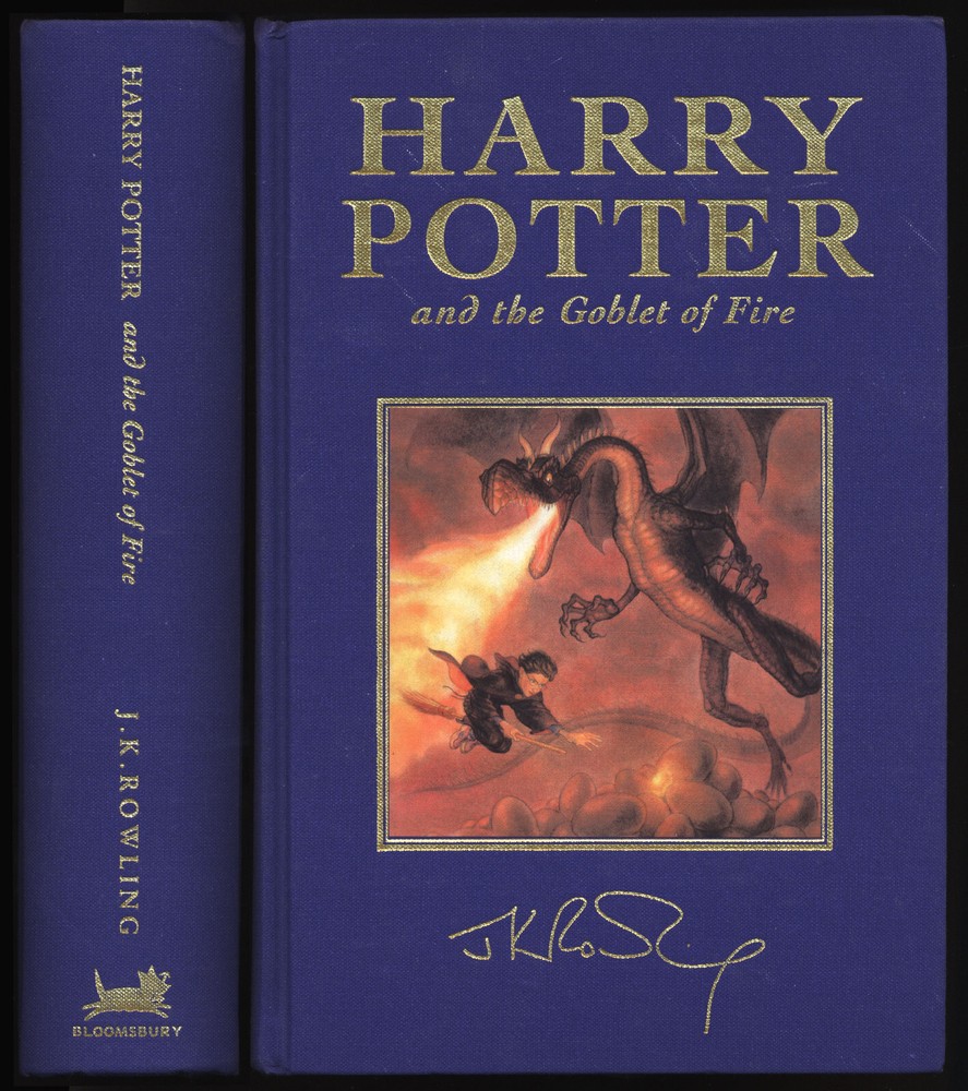 Harry Potter and the Goblet of Fire J.K. Rowling 1st UK Deluxe Collector Edition