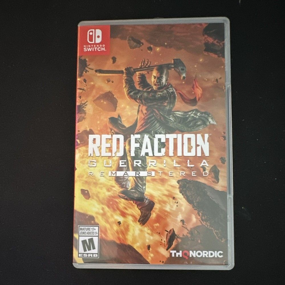 Red Faction Guerrilla Re-Mars-tered Nintendo Switch M NTSC-U/C - WORKS TESTED