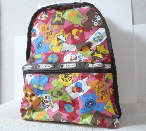 Beautiful Ressport Sack Multicolor Shirt Pattern Dark Brown Rucksack