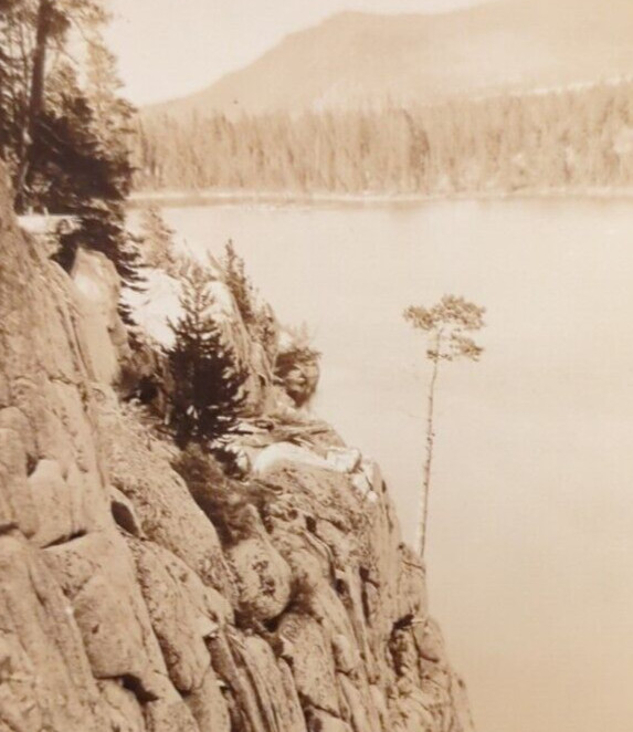Hilton Lake Mono Co California Near Tom's Place 1930 RPPC VTG Postcard