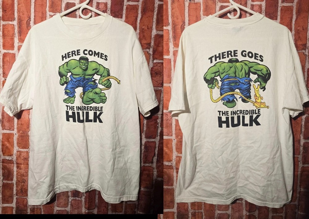 NEW The Incredible Hulk T-Shirt 1998 Marvel Comics Size S-5XL Fanmade