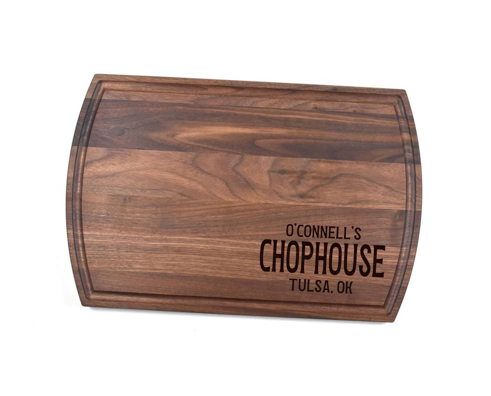 Personalized Chop House Cutting Board | Last Name Steak Charcuterie Board |