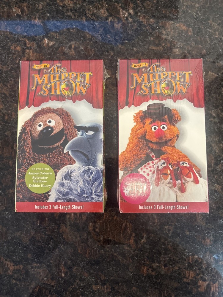 Time Life BEST OF THE MUPPET SHOW VHS Volumes 9 & 10- New & Sealed