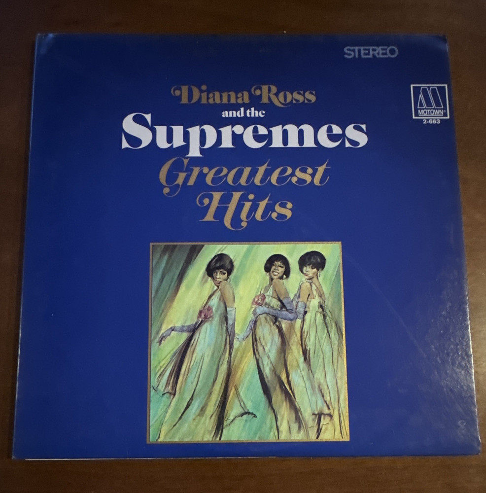 Diana Ross & The Supremes Greatest Hits Motown 2xLP Stereo Vinyl 2-663