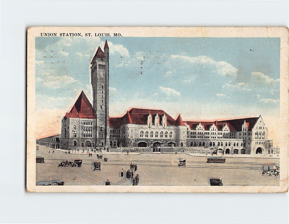 Postcard Union Station St. Louis Missouri USA