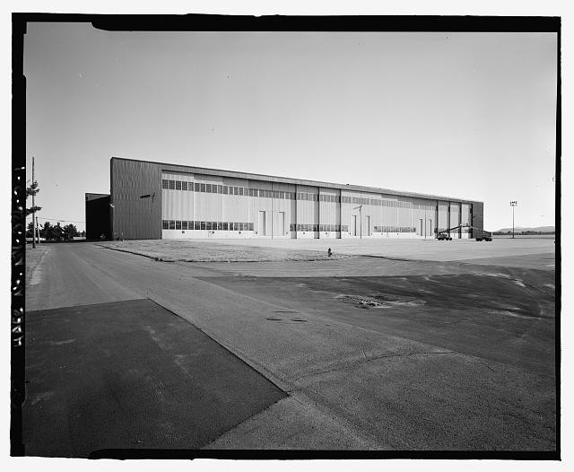 NORTH AND EAST ELEVATIONS OF BUILDING. view TO SOUTHWEST. - Plattsburgh Air