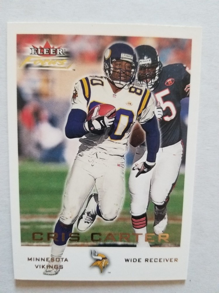 2000 Fleer Focus Cris Carter #12 Minnesota Vikings