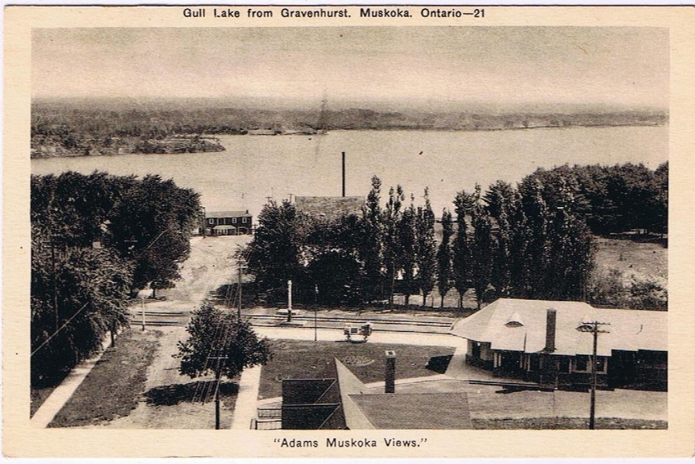 Postcard Gull Lake From Gravenhurst Muskoka Ontario