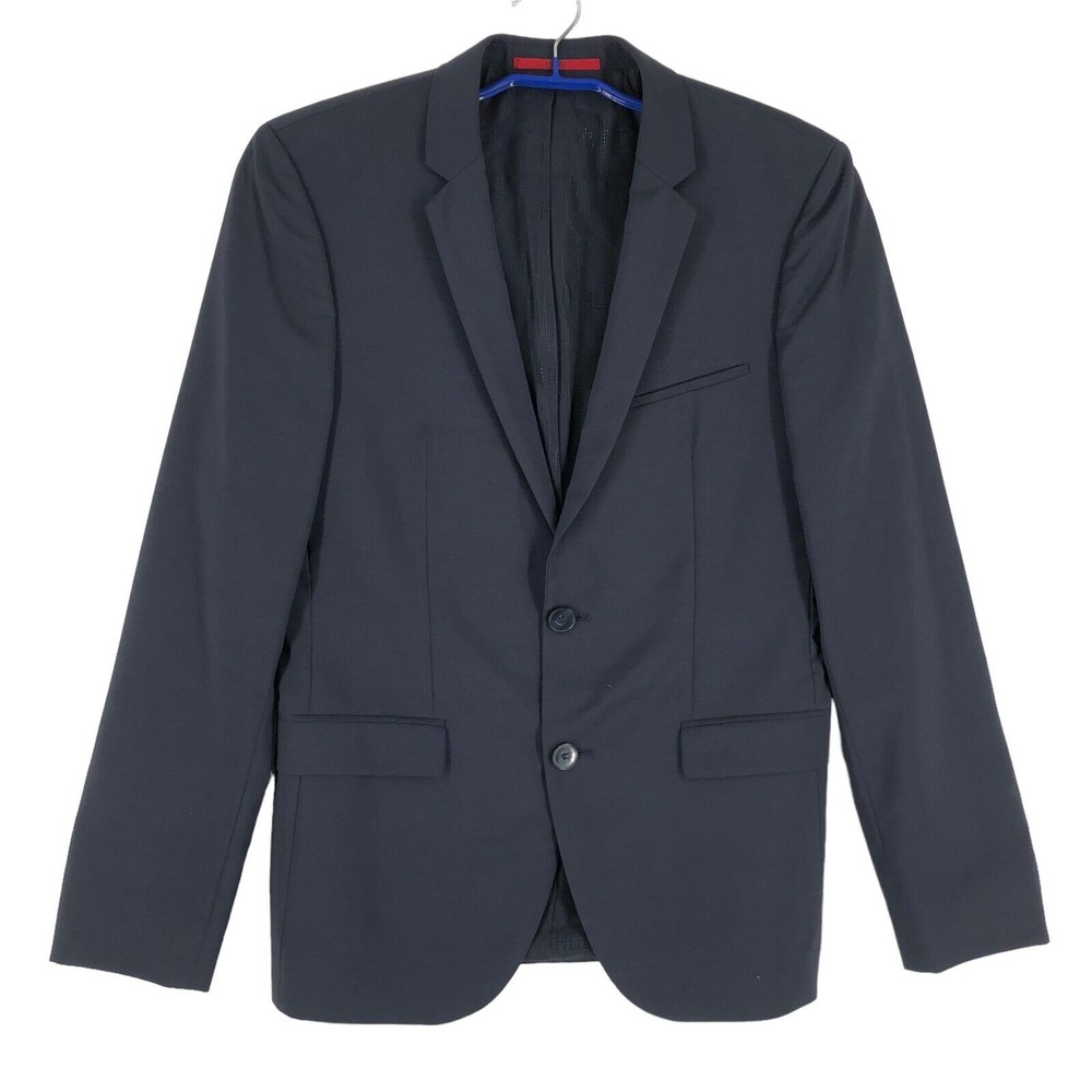 HUGO BOSS Men ADDYS 100% Wool Blazer Jacket Size 48 - S