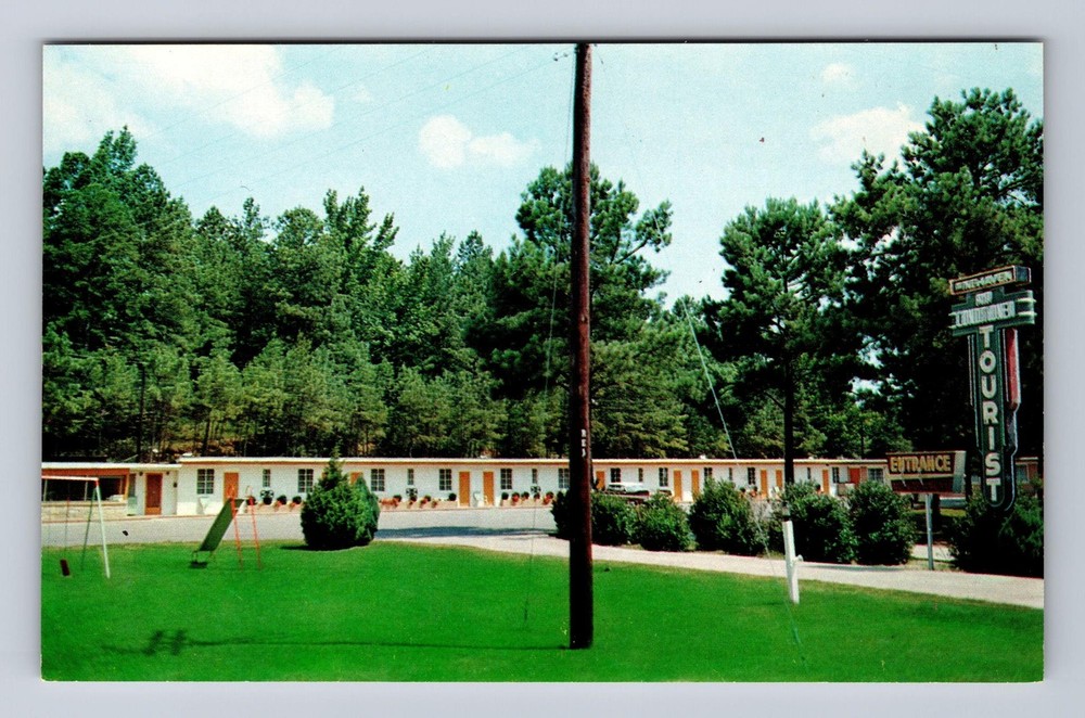 Meridian MS-Mississippi, Pine Haven Motor Courts, Vintage Postcard