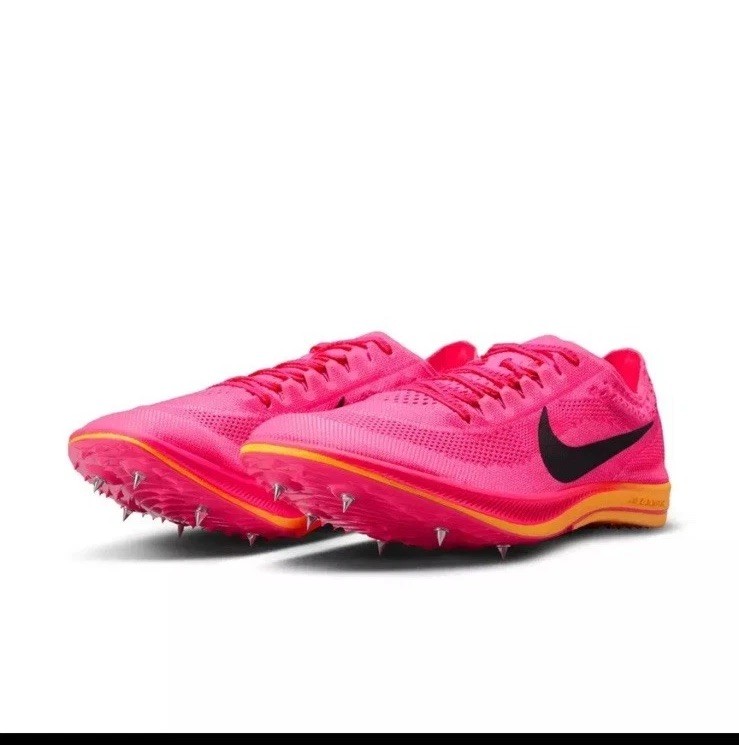 Nike Air ZoomX Dragonfly Track Spikes Hyper Pink Orange Size 12 CV0400-600