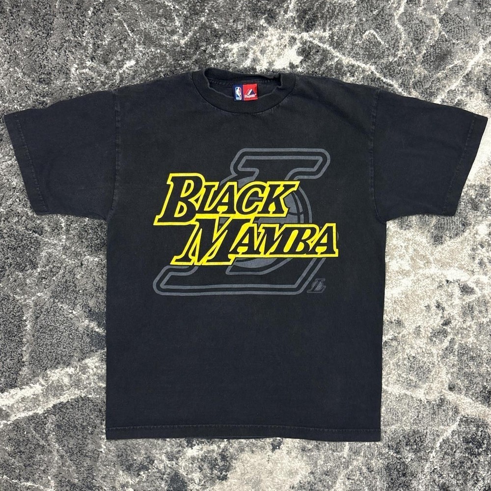Kobe Bryant Shirt Mens Medium Black Mamba Y2K Vintage Los Angeles Lakers 2000s