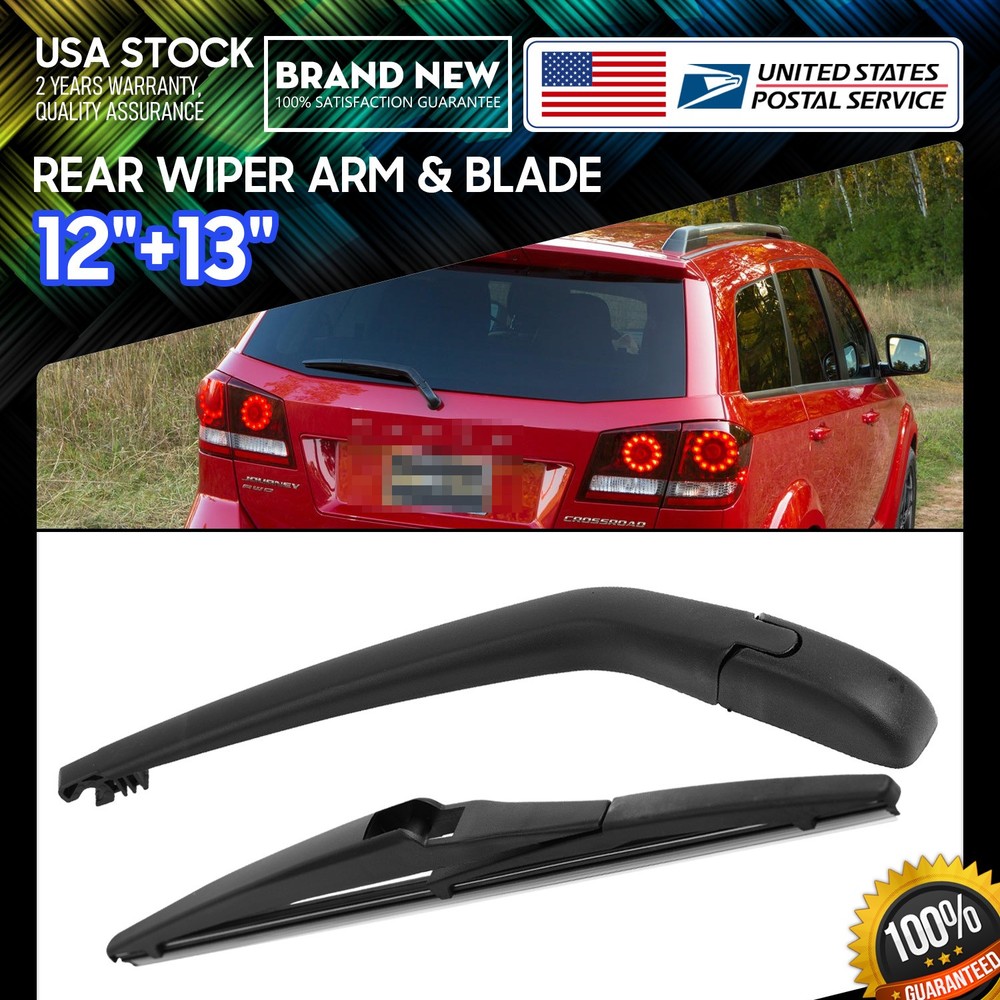 Durable Windshield Rear Wiper Arm + blade 12'' & 13'' Set OEM Replace QUALITY