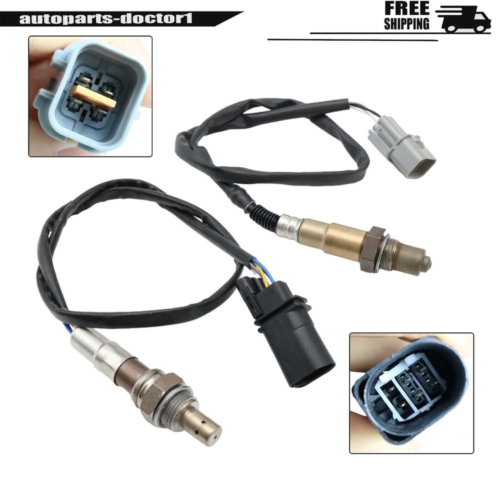 Fits 2018-2019 Hyundai Accent Rio Soul 1.6L 2Pcs Up& Downstream Oxygen Sensor O2
