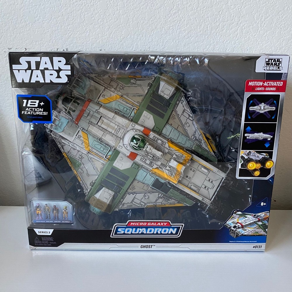 Star Wars Micro Galaxy Squadron Ghost Ship with Mini Figures