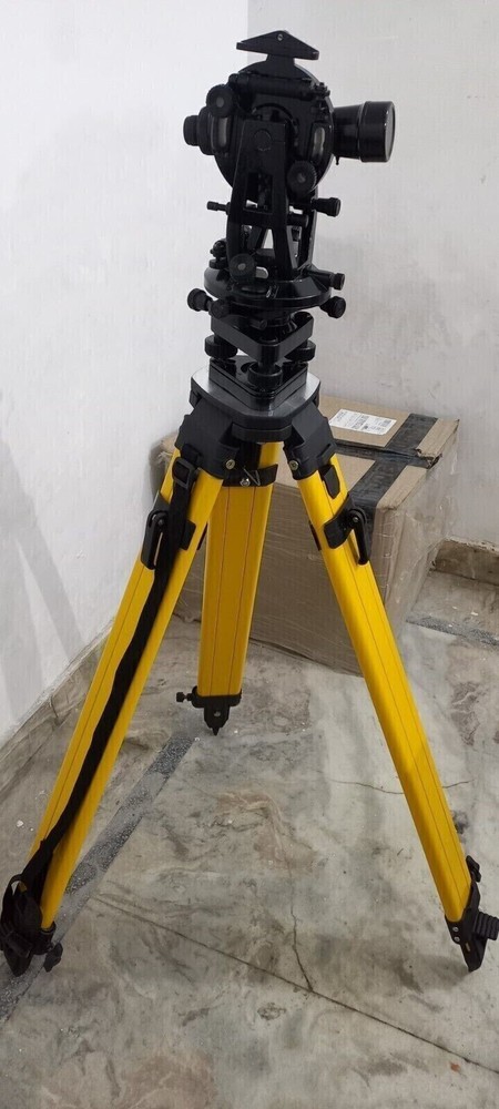 20 Sec Black Surveying Transit Theodolite Alidade With Aluminum Dual Lock Tripod