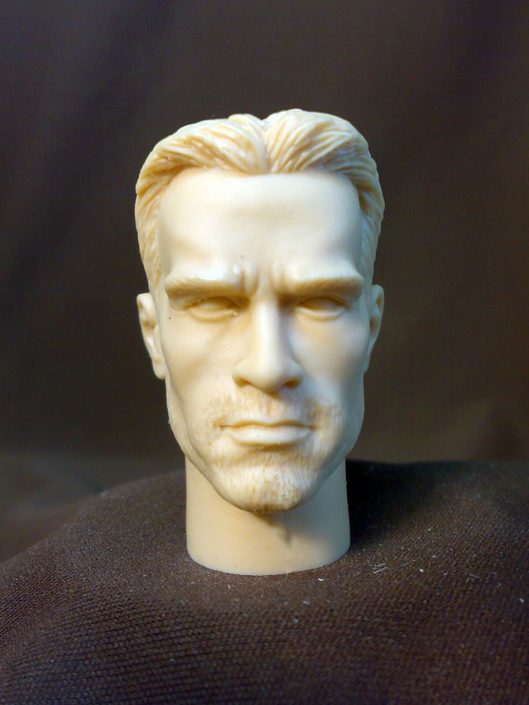 CUSTOM RESIN UNPAINTED HEAD SCULPT, Action figures 1/6 scale V-22