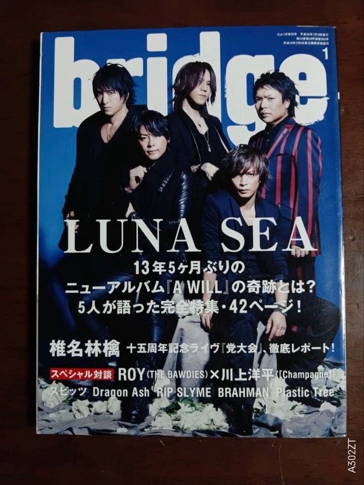 Bridge Jan 2014 Issue Luna Sea, Shiina Ringo, Spitz, Plastic Tree