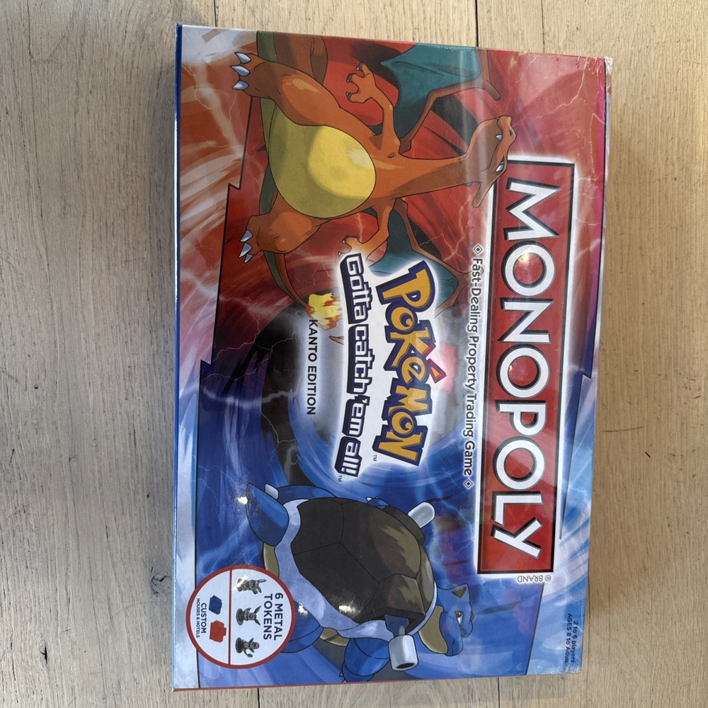 Pokémon Monopoly Kanto Edition Board Game brand new