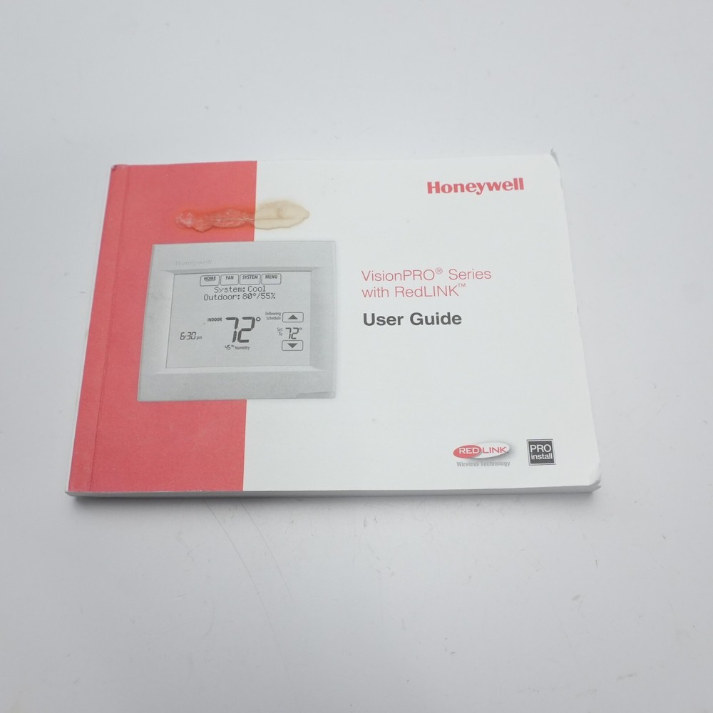USERS GUIDE for Honeywell 8000 Programmable Touchscreen Thermostat #TH8320R1003