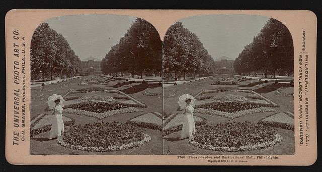 Photo:Floral Gardens and Horticultural Hall, Philadelphia