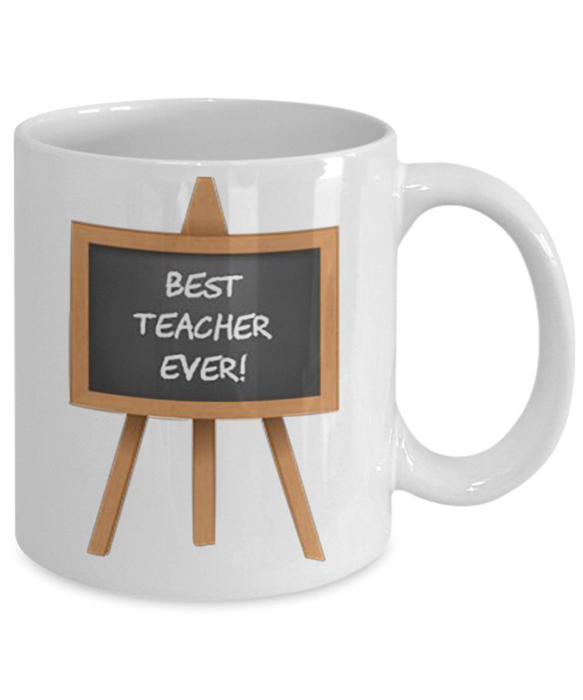 Personalized Custom Best Teacher Ever Mug Gift For