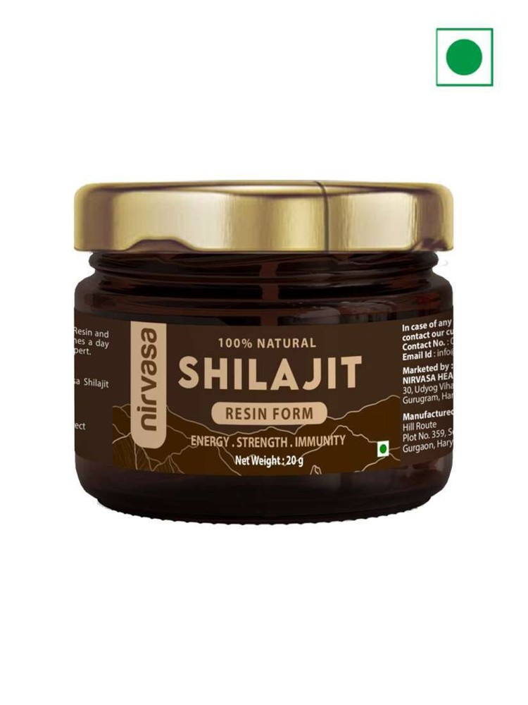 NIRVASA Pure Shilajit Resin 2-Pack 20g Each Himalayan Wellness Supplement