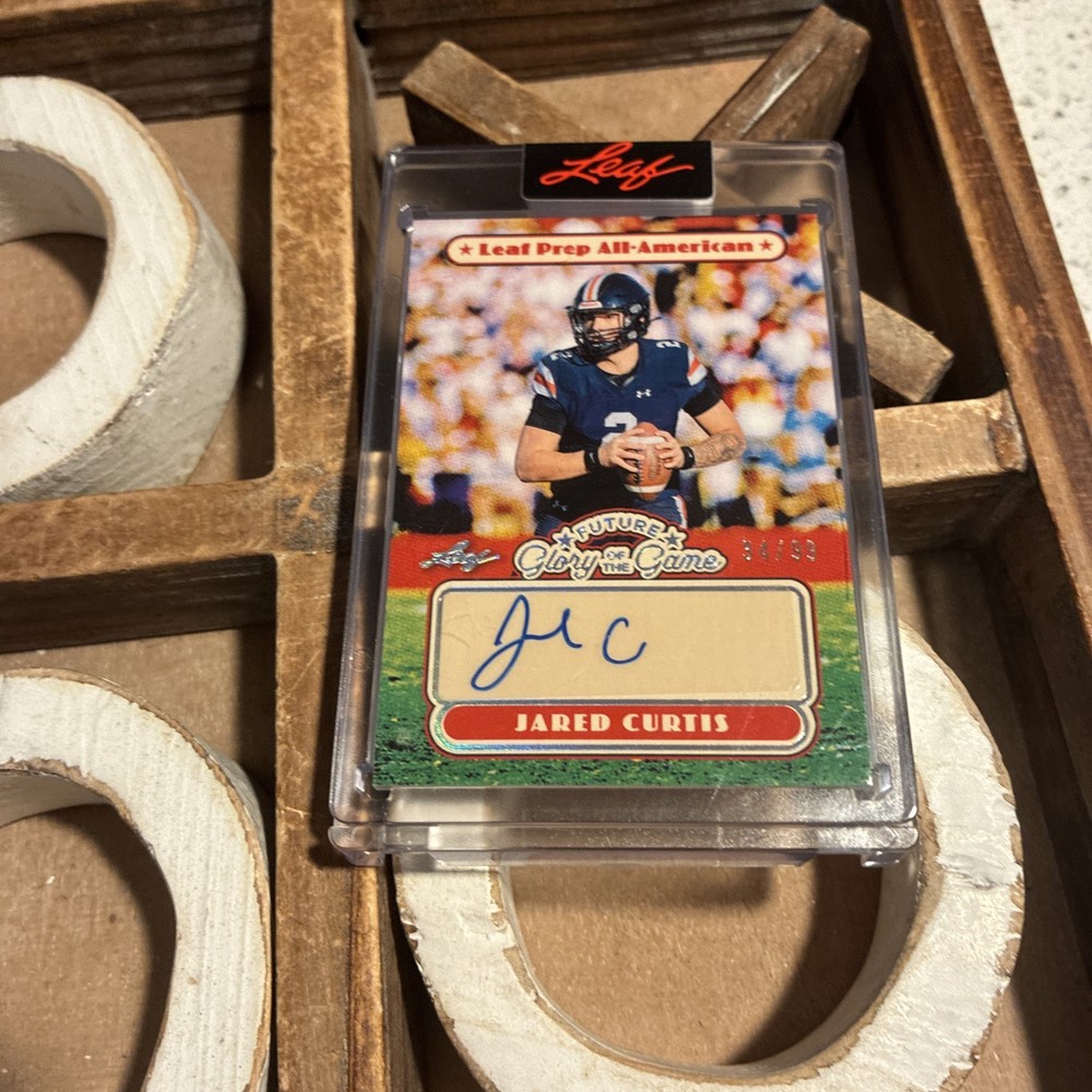 2025 Leaf Glory of the Game Jared Curtis Future Holo Silver Rookie Auto /99