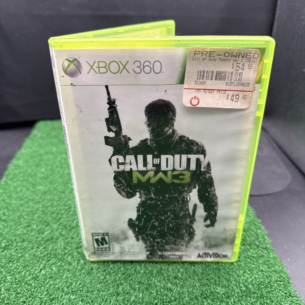 Call of Duty Modern Warfare 3 MW3 - XBOX 360 CIB Complete